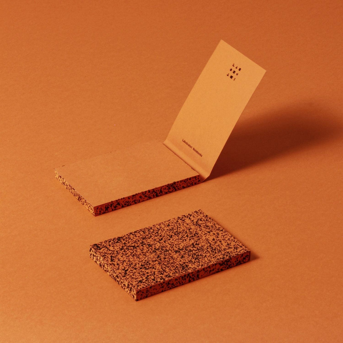 SPRAY SPLASH ORANGE Soft Cover A7 Memo Pad
