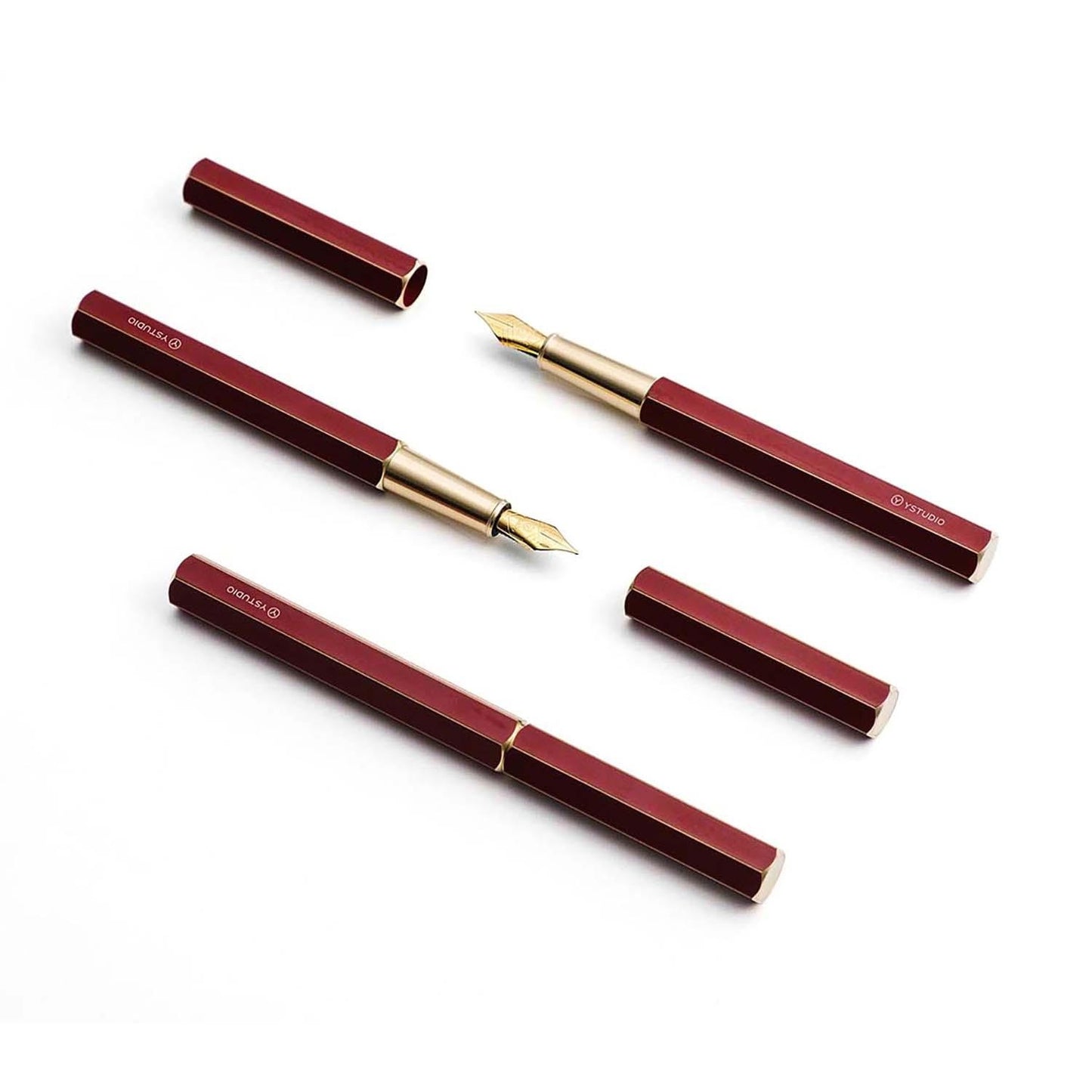 Classic Revolve - Fountain Pen (Red - M nib)