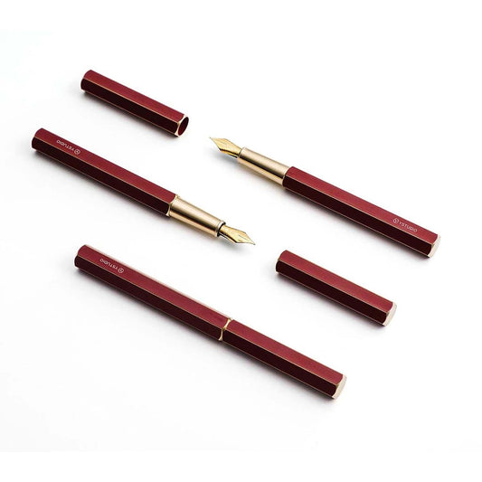 Classic Revolve - Fountain Pen (Red - F nib)