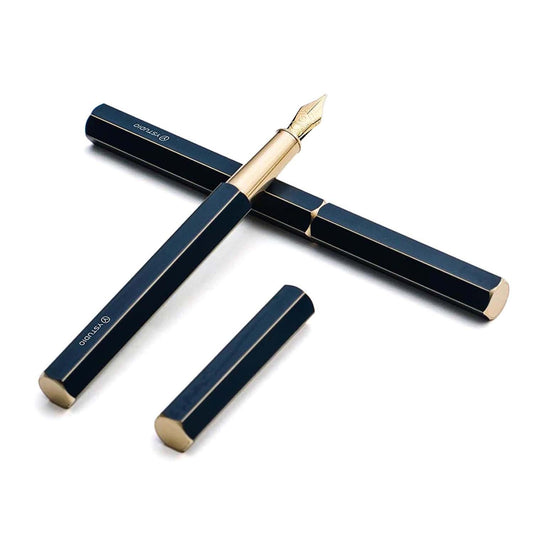 Classic Revolve - Fountain Pen (Blue - F nib)