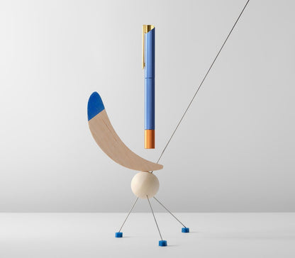 Glamour Evolve - Bihex Rollerball Pen (Blue Gin)