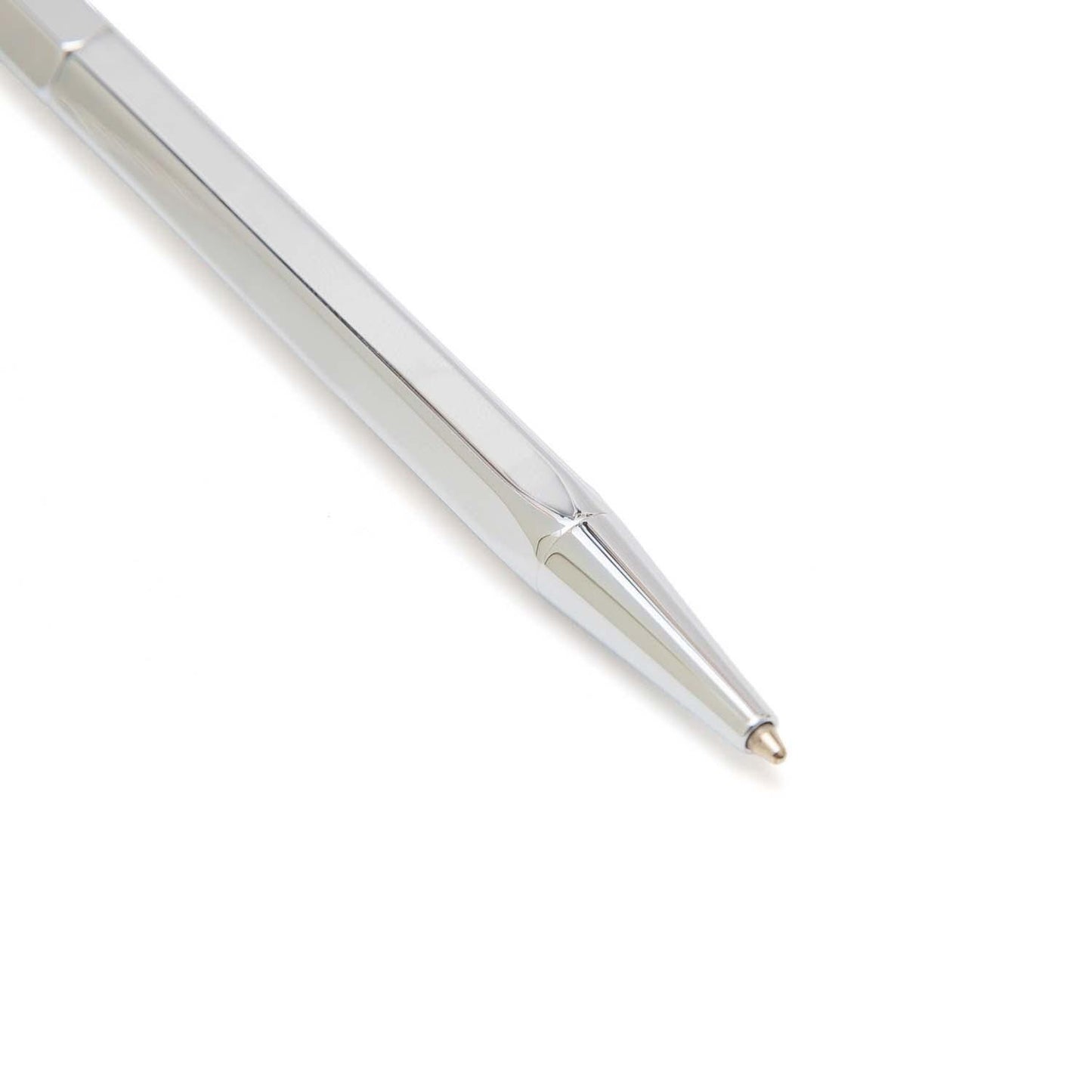 Classic Revolve - Slim Ballpoint Pen (Shiny Silver)