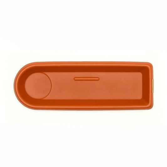 Classic Reflect - Eco Leather Tray-Brick Red S