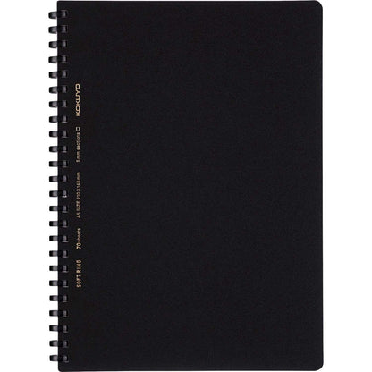 Soft Ring Notebook A5 Grid Black