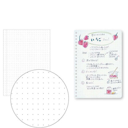 Soft Ring Notebook A5 Dot Grid Clear