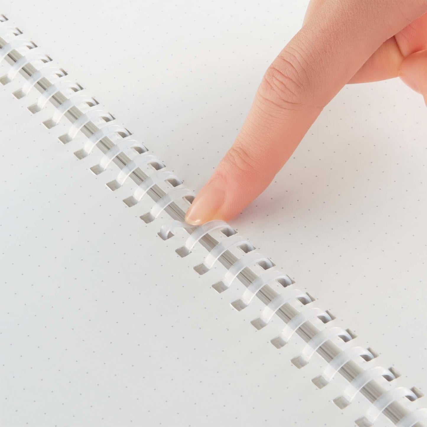 Soft Ring Notebook A5 Dot Grid Clear