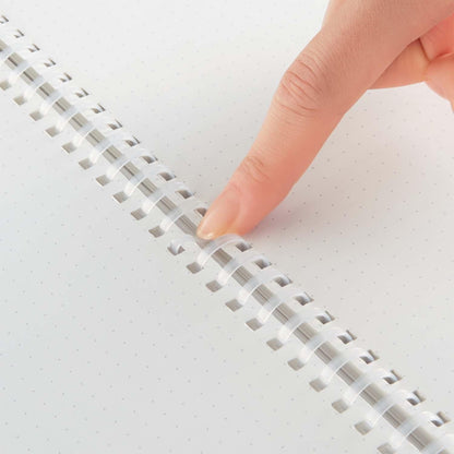 Soft Ring Notebook A5 Dot Grid Clear