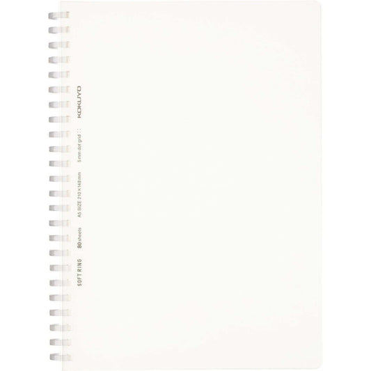Soft Ring Notebook A5 Dot Grid Clear