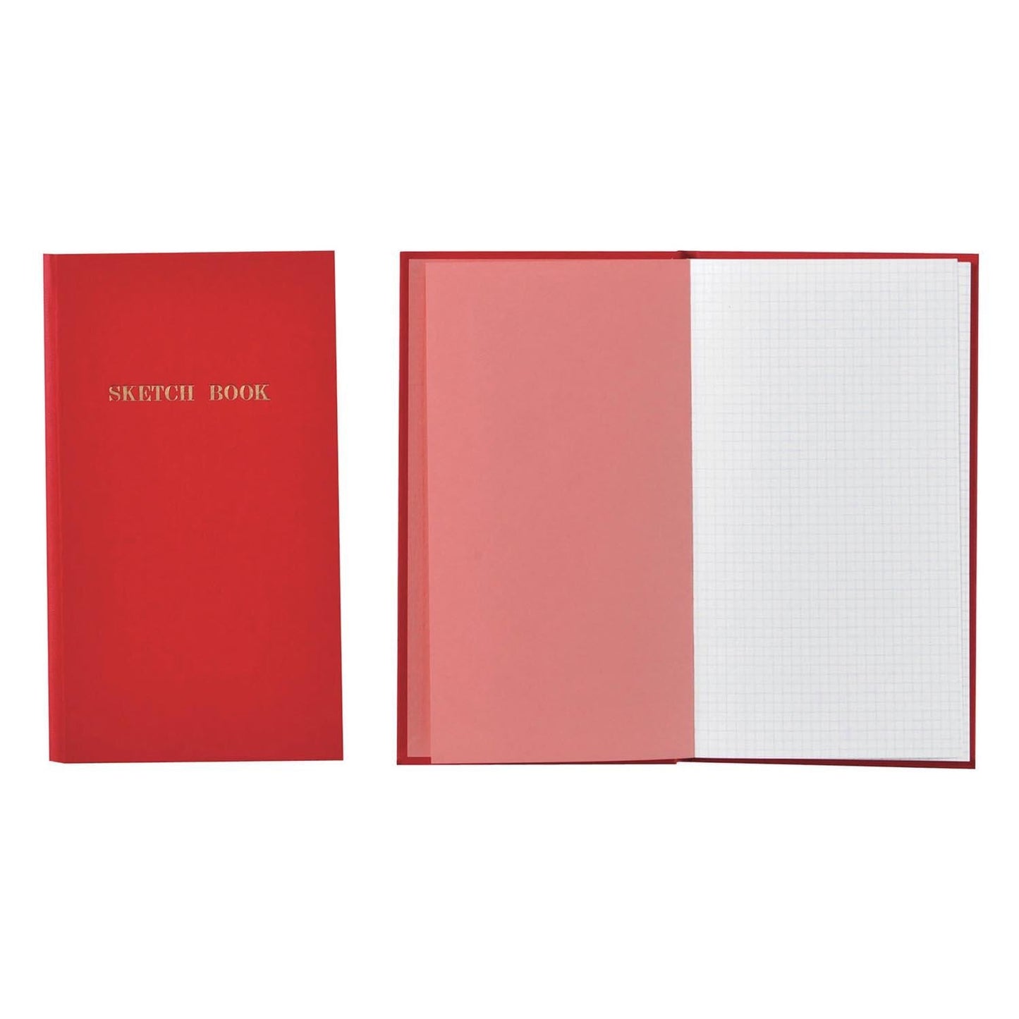Field Notebook Sketch Book trystrams color Red