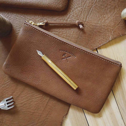 Pen case / M / Brown