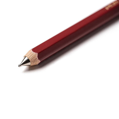 Wooden Mechanical Pencil Dark Red