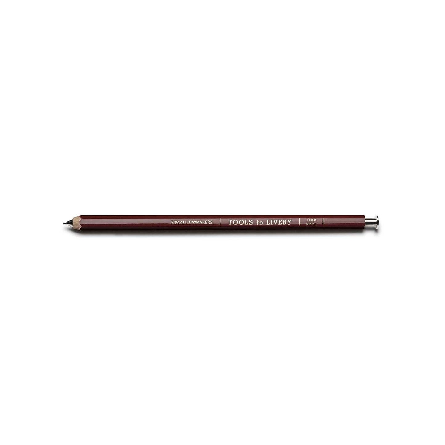 Wooden Mechanical Pencil Dark Red