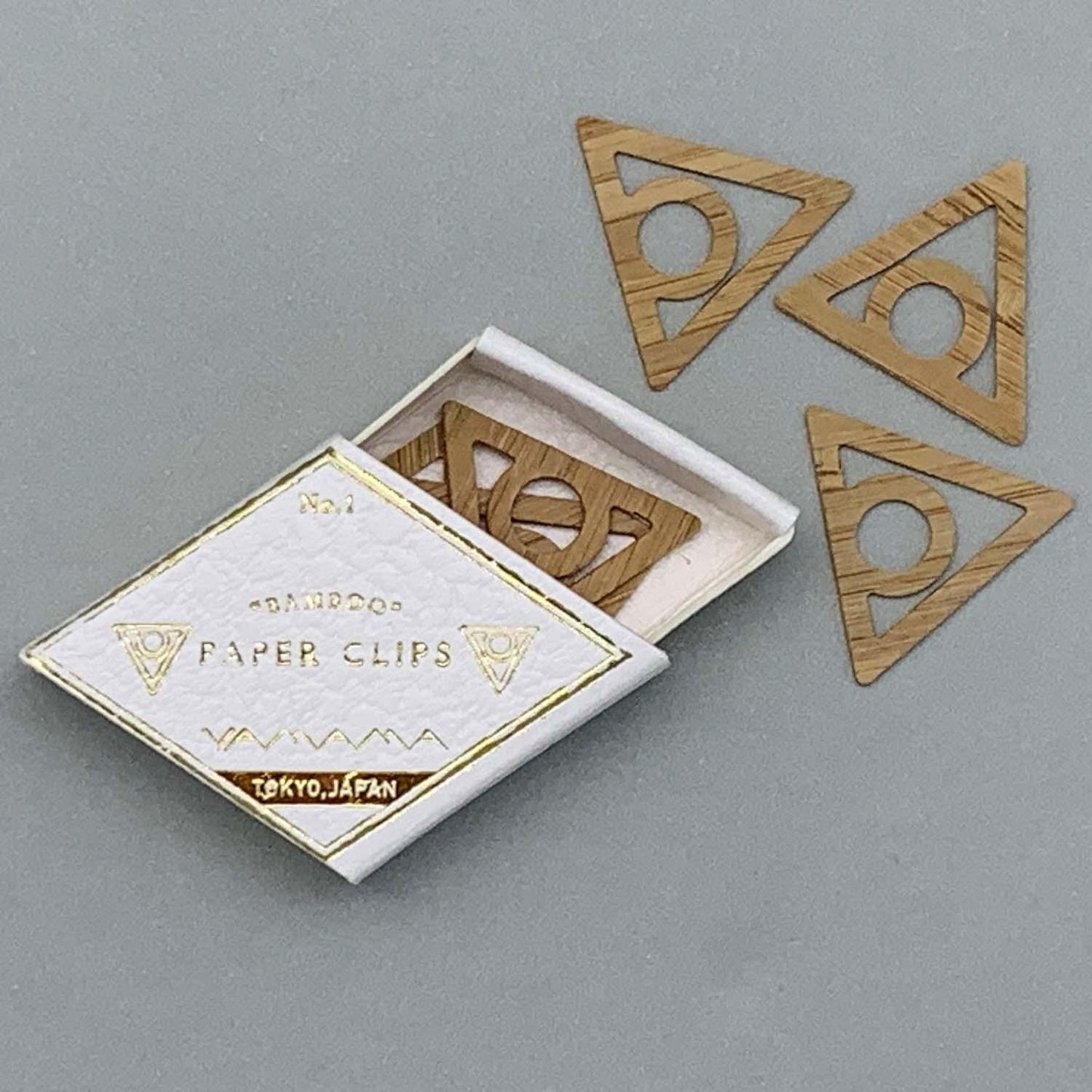 BAMBOO PAPER CLIPS TRIANGLE