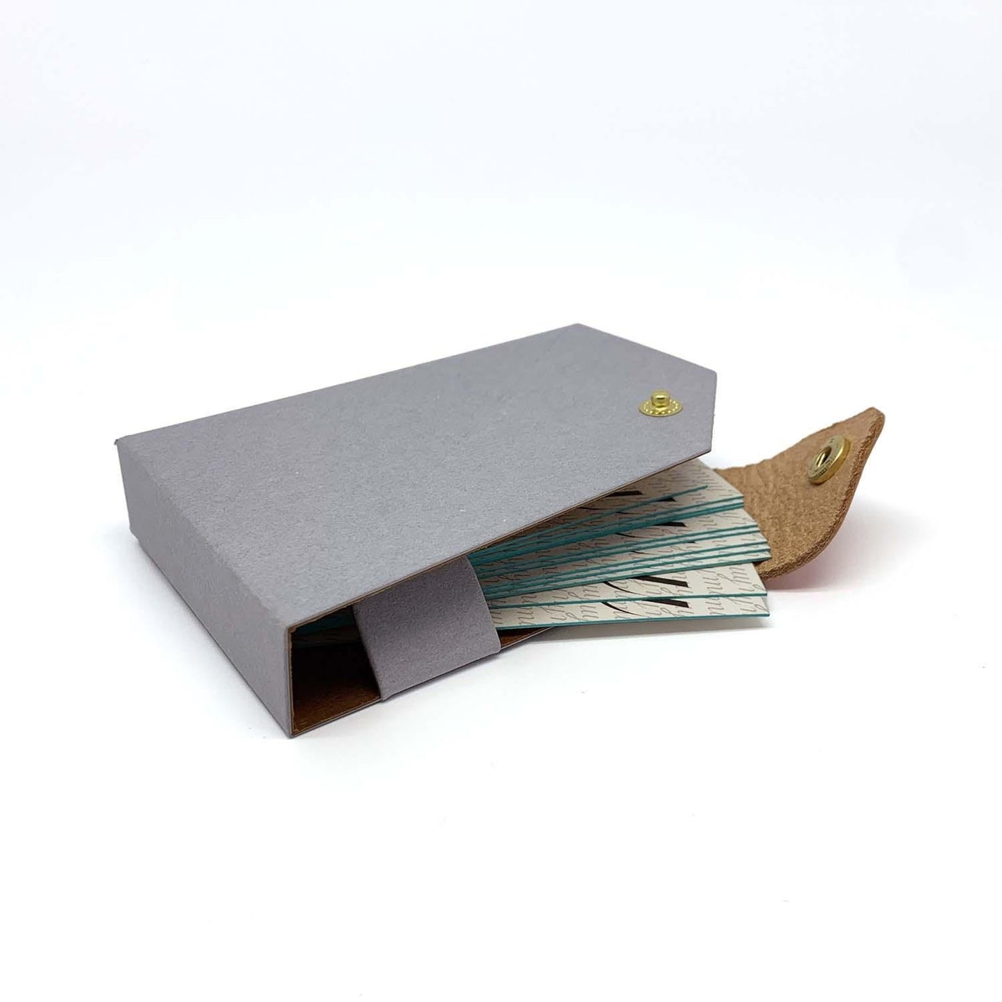 CARD HOLDER BLUE GRAY