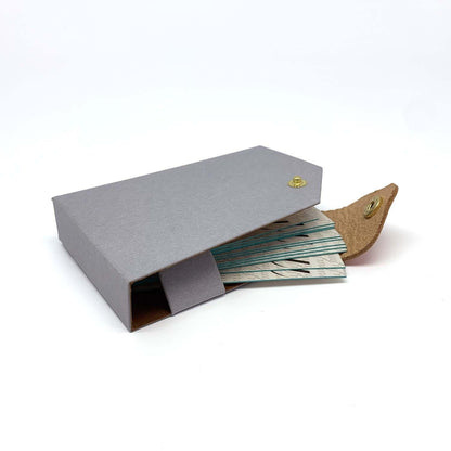 CARD HOLDER BLUE GRAY