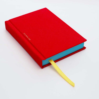 SIDE COLORED NOTEBOOK A7 CREAM PAPER