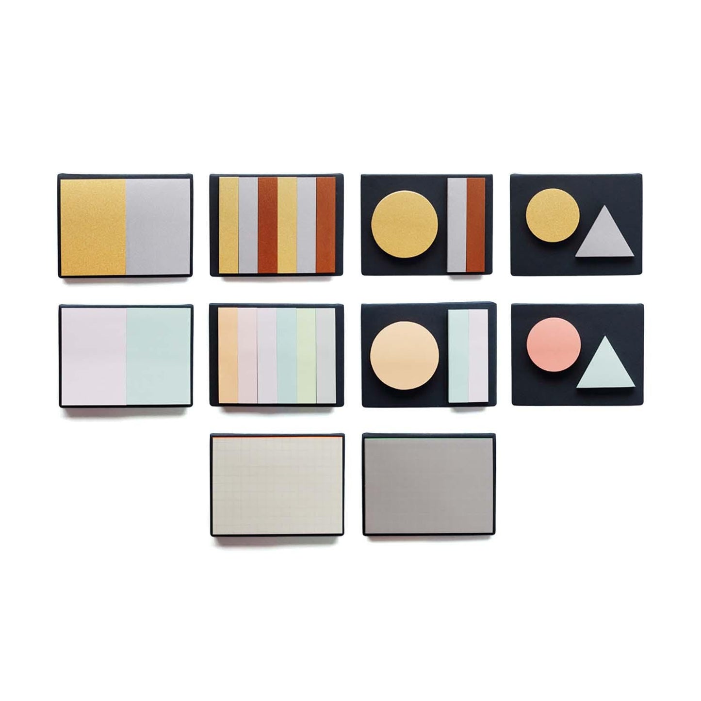 REFILL STICKY NOTES GOLD Circle + SILVER Triangle